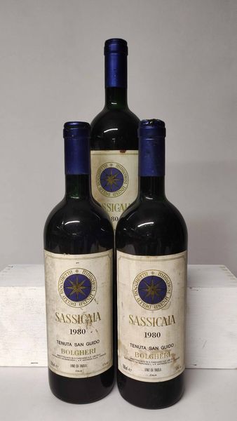 Tenuta San Guido, Sassicaia 1980  - Asta Wine Forever - Associazione Nazionale - Case d'Asta italiane