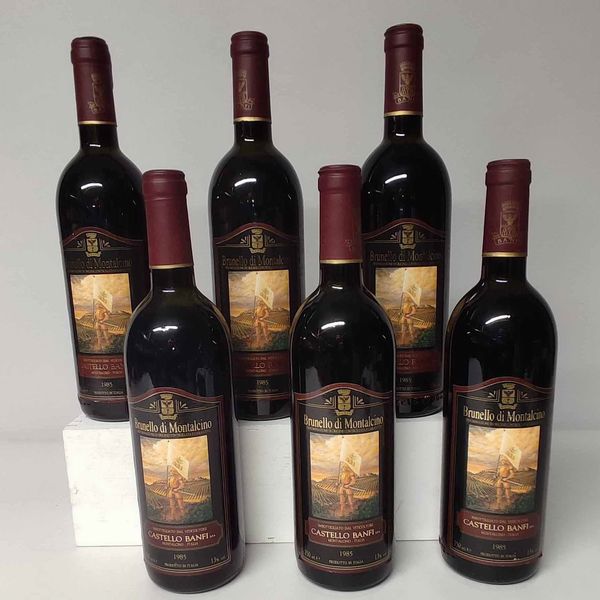 Castello Banfi, Brunello di Montalcino 1985  - Asta Wine Forever - Associazione Nazionale - Case d'Asta italiane