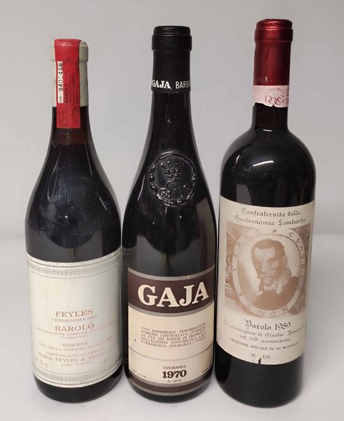 Gaja, Barbaresco, Maria Feyles Riserva Barolo, Confraternita Lombarda  - Asta Wine Forever - Associazione Nazionale - Case d'Asta italiane