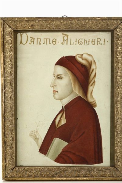 Ritratto di Dante  - Asta Antiquariato - Associazione Nazionale - Case d'Asta italiane