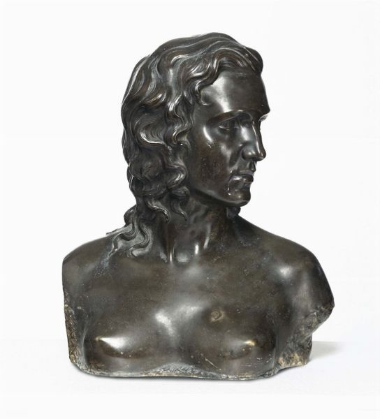 Busto femminile in bronzo, K. Todoroff, Roma 1928  - Asta Antiquariato - Associazione Nazionale - Case d'Asta italiane