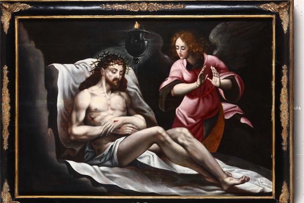 Cristo e Angelo  - Asta Antiquariato - Associazione Nazionale - Case d'Asta italiane