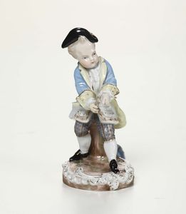 Figurina Germania, probabilmente Turingia, XIX secolo  - Asta Antiquariato - Associazione Nazionale - Case d'Asta italiane