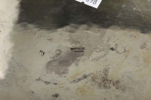 Grande cachepot in argento martellato, Piccoboni, Ferrara, XX secolo  - Asta Antiquariato - Associazione Nazionale - Case d'Asta italiane