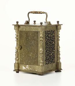 Officielle in ottone dorato e traforato, Francia XIX secolo  - Asta Antiquariato - Associazione Nazionale - Case d'Asta italiane