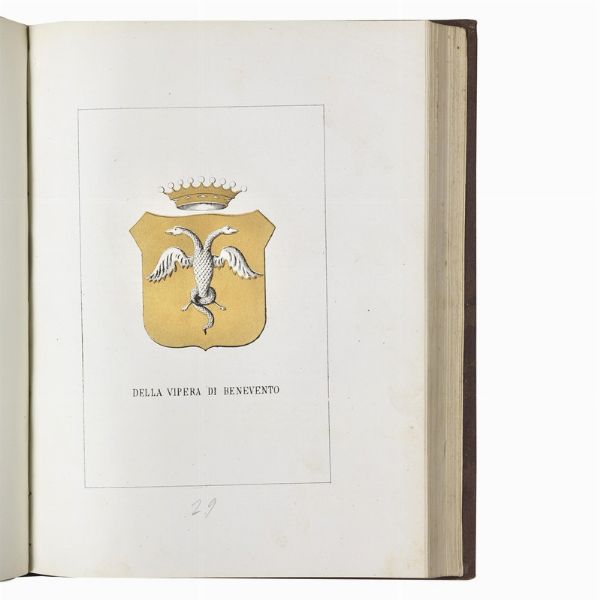 (Araldica)   DILIGENTI, Ulisse.   Storia delle famiglie illustri italiane. Volume I [- III].   Firenze, A spese dell’Editore Ulisse Diligenti, [187.].  - Asta LIBRI, MANOSCRITTI E AUTOGRAFI - Associazione Nazionale - Case d'Asta italiane