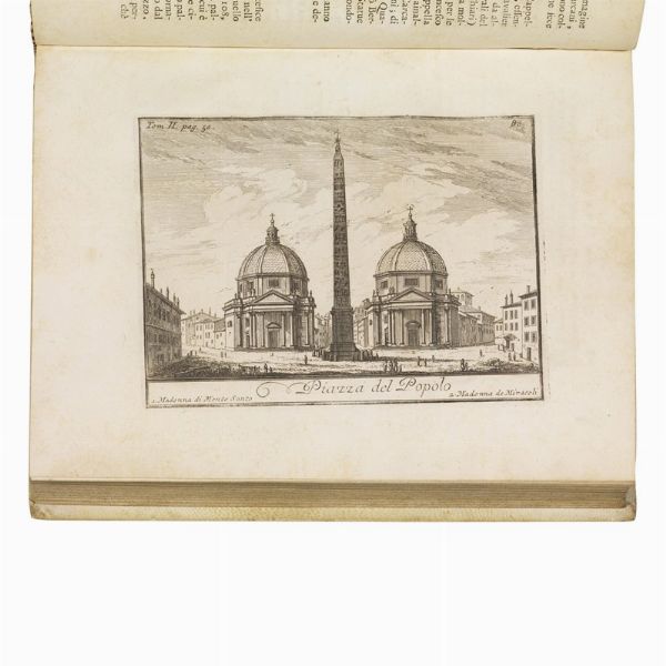 (Roma moderna - Illustrati 700).   VENUTI, Ridolfino - PIRANESI, Giovanni Battista.   Accurata, e succinta descrizione topografica e istorica di Roma moderna opera postuma.   In Roma, presso Carlo Barbiellini, 1766.  - Asta LIBRI, MANOSCRITTI E AUTOGRAFI - Associazione Nazionale - Case d'Asta italiane