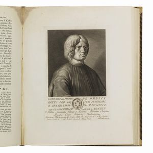 (Toscana - Illustrati 700)   (ZOCCHI, Giuseppe et al.)   Serie di ritratti d’uomini illustri toscani con gli elogj istorici dei medesimi ... Volume primo [-quarto].   Firenze, appresso Giuseppe Allegrini, 1766-1773.  - Asta LIBRI, MANOSCRITTI E AUTOGRAFI - Associazione Nazionale - Case d'Asta italiane