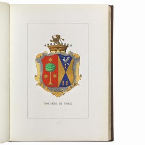 (Araldica)   DILIGENTI, Ulisse.   Storia delle famiglie illustri italiane. Volume I [- III].   Firenze, A spese dell’Editore Ulisse Diligenti, [187.].  - Asta LIBRI, MANOSCRITTI E AUTOGRAFI - Associazione Nazionale - Case d'Asta italiane