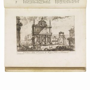 (Roma moderna - Illustrati 700).   VENUTI, Ridolfino - PIRANESI, Giovanni Battista.   Accurata, e succinta descrizione topografica e istorica di Roma moderna opera postuma.   In Roma, presso Carlo Barbiellini, 1766.  - Asta LIBRI, MANOSCRITTI E AUTOGRAFI - Associazione Nazionale - Case d'Asta italiane