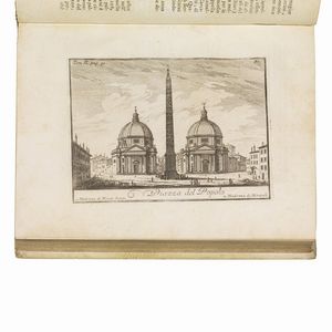 (Roma moderna - Illustrati 700).   VENUTI, Ridolfino - PIRANESI, Giovanni Battista.   Accurata, e succinta descrizione topografica e istorica di Roma moderna opera postuma.   In Roma, presso Carlo Barbiellini, 1766.  - Asta LIBRI, MANOSCRITTI E AUTOGRAFI - Associazione Nazionale - Case d'Asta italiane