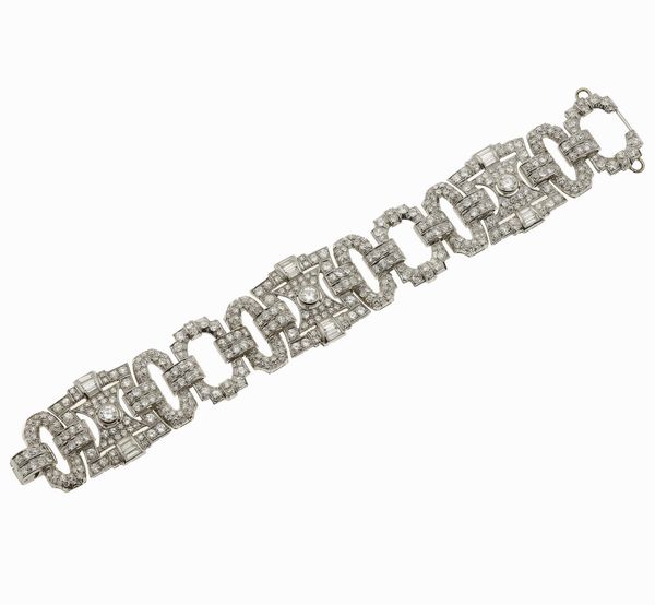 Bracciale con diamanti  - Asta Fine Jewels - Associazione Nazionale - Case d'Asta italiane