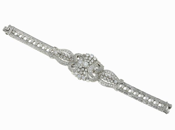 Bracciale con diamanti  - Asta Fine Jewels - Associazione Nazionale - Case d'Asta italiane