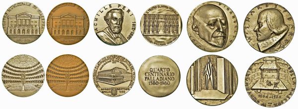 UOMINI ILLUSTRI. Lotto di sei medaglie.  - Asta Numismatica - Associazione Nazionale - Case d'Asta italiane