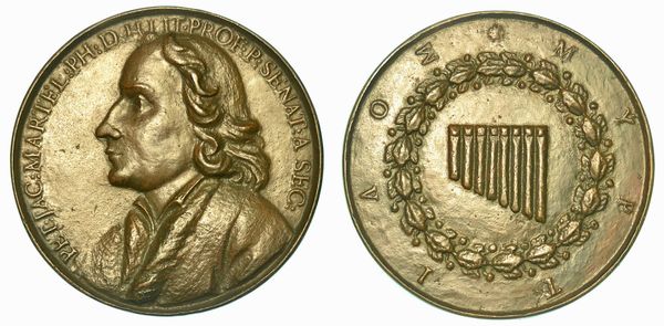 BOLOGNA. PIER JACOPO MARTELLI, 1665-1727. Medaglia in bronzo (fusione).  - Asta Numismatica - Associazione Nazionale - Case d'Asta italiane