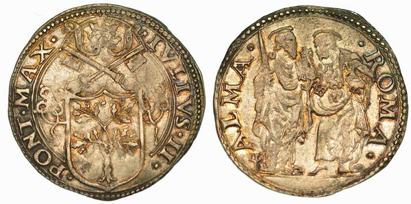 GIULIO II (GIULIANO DELLA ROVERE), 1503-1513. Giulio.  - Asta Numismatica - Associazione Nazionale - Case d'Asta italiane