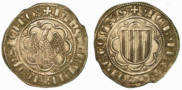 SICILIA. GIACOMO II D'ARAGONA, 1285-1296. Pierreale. Messina.  - Asta Numismatica | Rinascimento - Associazione Nazionale - Case d'Asta italiane