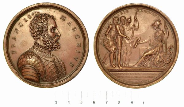 FRANCESCO DE MARCHI (Stratega e ingegnere militare), 1504-1576. Medaglia in bronzo 1819.  - Asta Numismatica | Rinascimento - Associazione Nazionale - Case d'Asta italiane