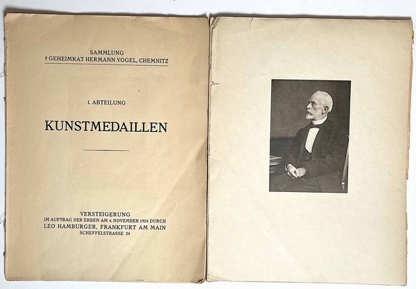 HAMBURGER L. Sammlung VOGEL Kunstmedaillen.  - Asta Numismatica | Rinascimento - Associazione Nazionale - Case d'Asta italiane