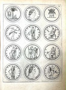 DE BIE J. Imperatorum Romanorum a Iulio Caesare ad Heraclium Numismata Aurea, Excell.mi nuper dum viveret Carolis ducis Croii et Arschotani & co.  - Asta Numismatica | Rinascimento - Associazione Nazionale - Case d'Asta italiane