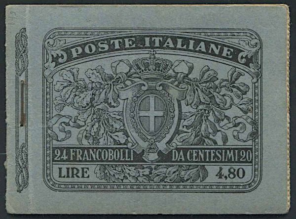 1916, Regno dItalia, libretto di ventiquattro francobolli da 15 cent.  - Asta Storia Postale e Filatelia - Associazione Nazionale - Case d'Asta italiane