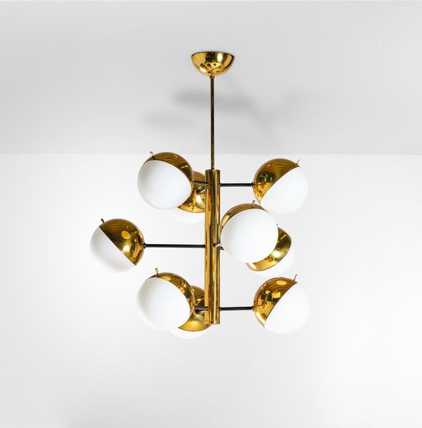 STILNOVO : Lampada a sospensione mod. 1129  - Asta Design Properties - Associazione Nazionale - Case d'Asta italiane