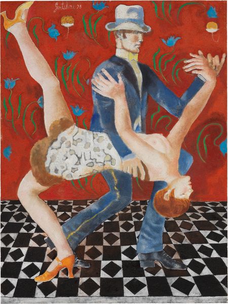 Franco Gentilini : Il tango  - Asta Dipinti, Disegni, Sculture e Grafica - Associazione Nazionale - Case d'Asta italiane