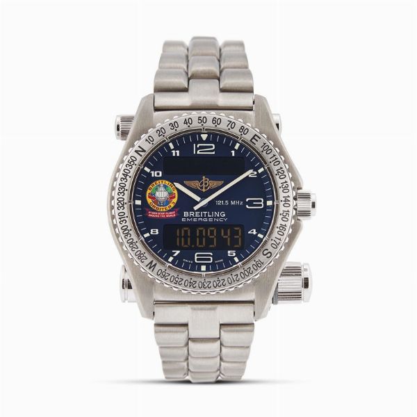 BREITLING EMERGENCY "ORBITER 3" REF. E5632110 N. 2238XX ANNO 2005  - Asta OROLOGI DA POLSO E DA TASCA - Associazione Nazionale - Case d'Asta italiane