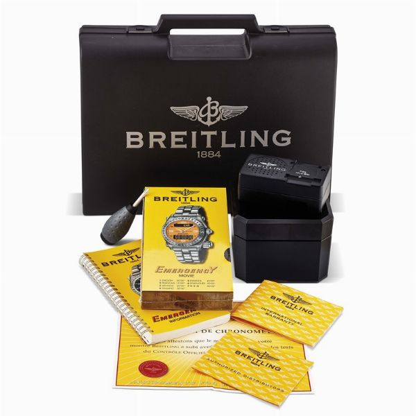 BREITLING EMERGENCY "ORBITER 3" REF. E5632110 N. 2238XX ANNO 2005  - Asta OROLOGI DA POLSO E DA TASCA - Associazione Nazionale - Case d'Asta italiane