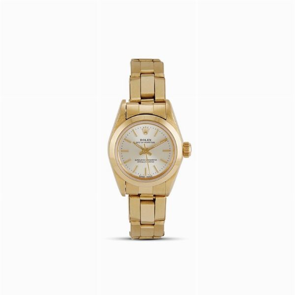 ROLEX : ROLEX OYSTER PERPETUAL LADY REF. 67188 N. L5371XX ANNO 1989  - Asta OROLOGI DA POLSO E DA TASCA - Associazione Nazionale - Case d'Asta italiane