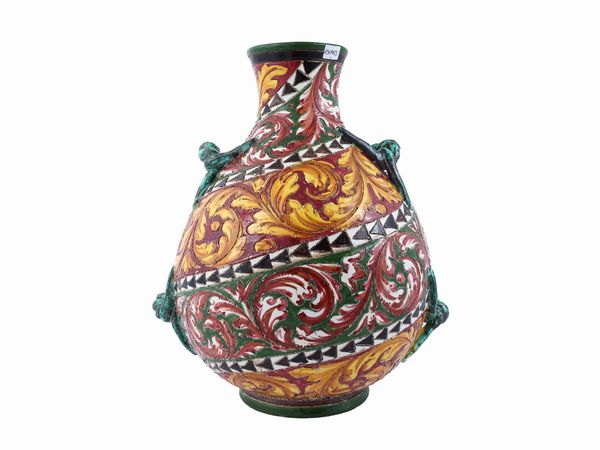 Grande vaso in terracotta invetriata  - Asta La casa classica. Stile intramontabile - Associazione Nazionale - Case d'Asta italiane