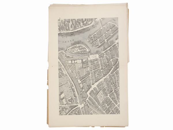 Paris au XVIIIe sicle. Plan de Paris en 20 planches  - Asta La casa classica. Stile intramontabile - Associazione Nazionale - Case d'Asta italiane