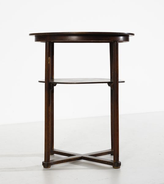 Josef Hoffmann : Tavolo Gueridon per Thonet.  - Asta Asta 408 | DESIGN E ARTI DECORATIVE DEL NOVECENTO Online - Associazione Nazionale - Case d'Asta italiane