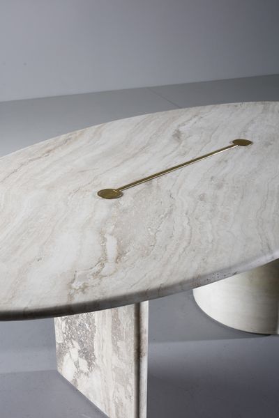 PIERRE CARDIN : Tavolo per Stone International.  - Asta Asta 408 | DESIGN E ARTI DECORATIVE DEL NOVECENTO Online - Associazione Nazionale - Case d'Asta italiane