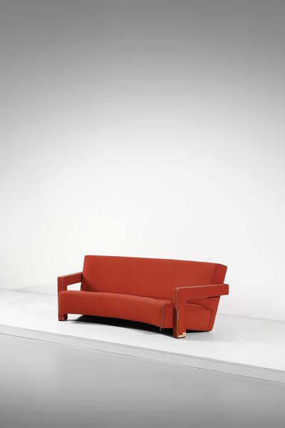 GERRIT THOMAS RIETVELD : Divano Utrecht per Cassina.  - Asta Asta 408 | DESIGN E ARTI DECORATIVE DEL NOVECENTO Online - Associazione Nazionale - Case d'Asta italiane