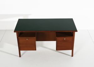 GIO PONTI : Scrivania per Schirolli Mantova.  - Asta Asta 408 | DESIGN E ARTI DECORATIVE DEL NOVECENTO Online - Associazione Nazionale - Case d'Asta italiane