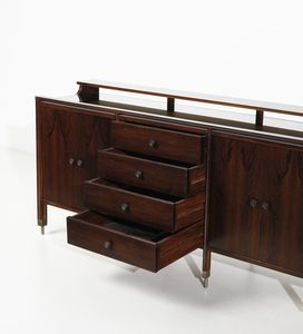 Carlo De Carli : Credenza per Sormani.  - Asta Asta 408 | DESIGN E ARTI DECORATIVE DEL NOVECENTO Online - Associazione Nazionale - Case d'Asta italiane