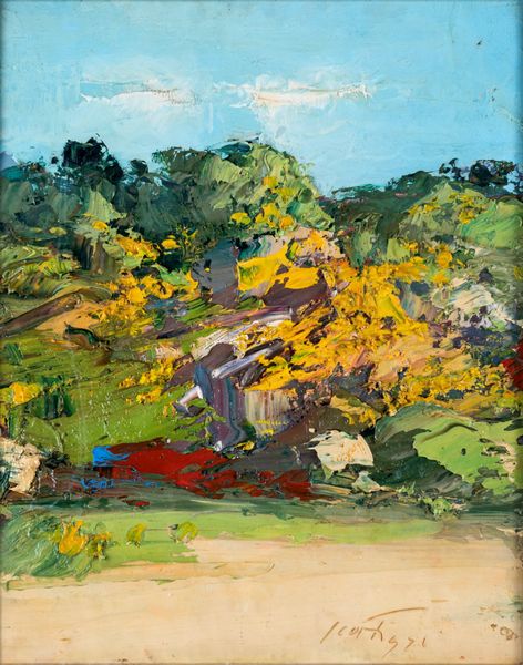Sergio Scatizzi : Paesaggio (Impressione di colore)  - Asta Arte Moderna e Contemporanea - Associazione Nazionale - Case d'Asta italiane