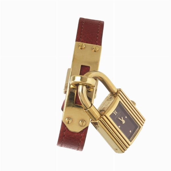 HERMES : HERMES OROLOGIO KELLY-CADENAS  - Asta VINTAGE: BORSE E ACCESSORI DI HERMES, LOUIS VUITTON E ALTRE GRANDI MAISON - Associazione Nazionale - Case d'Asta italiane