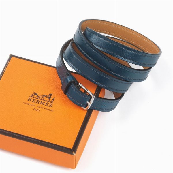 HERMES : HERMES BRACCIALE TRIPLE TOUR  - Asta VINTAGE: BORSE E ACCESSORI DI HERMES, LOUIS VUITTON E ALTRE GRANDI MAISON - Associazione Nazionale - Case d'Asta italiane