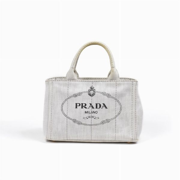 Prada : PRADA BORSA A MANO IN TELA  - Asta VINTAGE: BORSE E ACCESSORI DI HERMES, LOUIS VUITTON E ALTRE GRANDI MAISON - Associazione Nazionale - Case d'Asta italiane