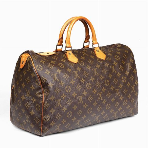 Louis Vuitton : LOUIS VUITTON BAULETTO SPEEDY 40  - Asta VINTAGE: BORSE E ACCESSORI DI HERMES, LOUIS VUITTON E ALTRE GRANDI MAISON - Associazione Nazionale - Case d'Asta italiane