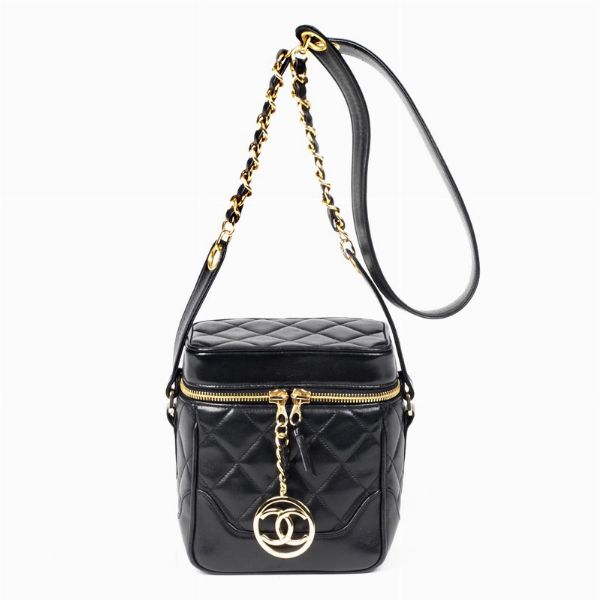 CHANEL : CHANEL TRACOLLA VANITY  - Asta VINTAGE: BORSE E ACCESSORI DI HERMES, LOUIS VUITTON E ALTRE GRANDI MAISON - Associazione Nazionale - Case d'Asta italiane