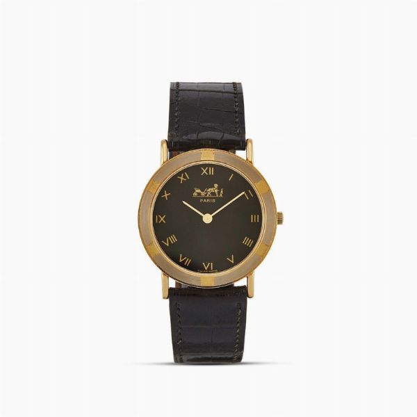 HERMES : HERMES OROLOGIO N. 7330XX  - Asta VINTAGE: BORSE E ACCESSORI DI HERMES, LOUIS VUITTON E ALTRE GRANDI MAISON - Associazione Nazionale - Case d'Asta italiane