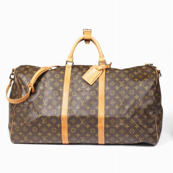 Louis Vuitton : LOUIS VUITTON BORSA VIAGGIO KEEPALL BANDOULIERE 60  - Asta VINTAGE: BORSE E ACCESSORI DI HERMES, LOUIS VUITTON E ALTRE GRANDI MAISON - Associazione Nazionale - Case d'Asta italiane