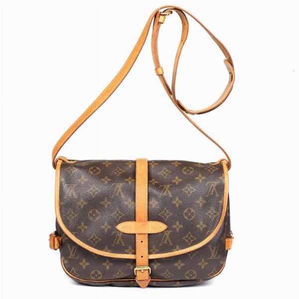 Louis Vuitton : LOUIS VUITTON TRACOLLA SAUMUR  - Asta VINTAGE: BORSE E ACCESSORI DI HERMES, LOUIS VUITTON E ALTRE GRANDI MAISON - Associazione Nazionale - Case d'Asta italiane