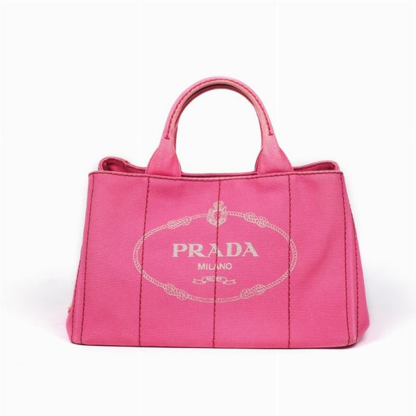 Prada : PRADA BORSA A MANO IN TELA  - Asta VINTAGE: BORSE E ACCESSORI DI HERMES, LOUIS VUITTON E ALTRE GRANDI MAISON - Associazione Nazionale - Case d'Asta italiane