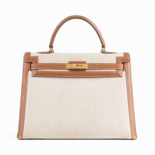 HERMES KELLY SELLIER 35  - Asta VINTAGE: BORSE E ACCESSORI DI HERMES, LOUIS VUITTON E ALTRE GRANDI MAISON - Associazione Nazionale - Case d'Asta italiane