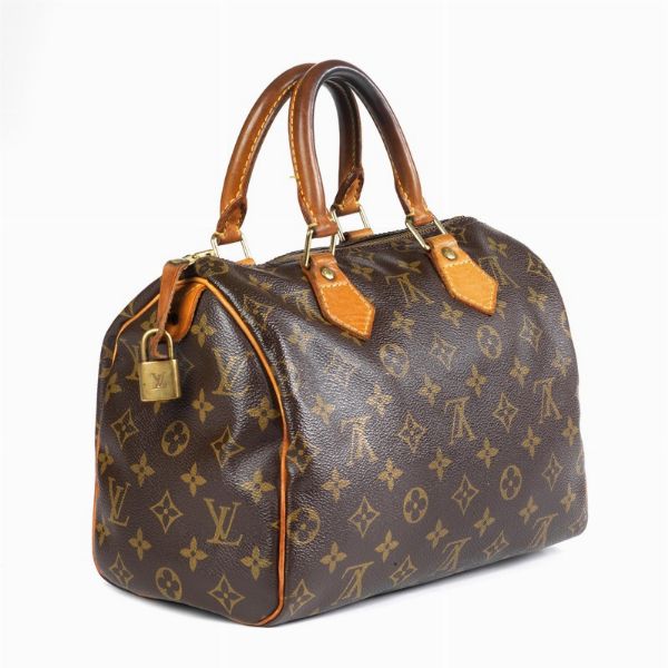 Louis Vuitton : LOUIS VUITTON BAULETTO SPEEDY 25  - Asta VINTAGE: BORSE E ACCESSORI DI HERMES, LOUIS VUITTON E ALTRE GRANDI MAISON - Associazione Nazionale - Case d'Asta italiane