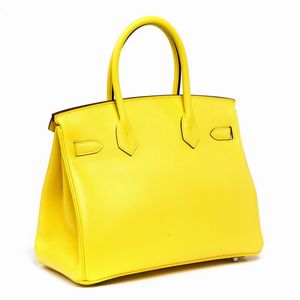 HERMES : HERMES BIRKIN 30  - Asta VINTAGE: BORSE E ACCESSORI DI HERMES, LOUIS VUITTON E ALTRE GRANDI MAISON - Associazione Nazionale - Case d'Asta italiane